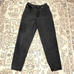 Sasson new york Charcoal faded womans vintage sz 9/10 high rise mom jeans